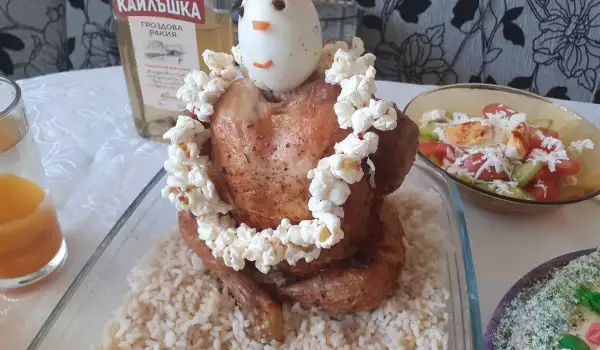 Шопско печено пиле с ориз