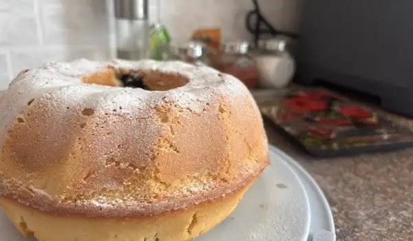 Моят мек и сладък кекс с 2 яйца