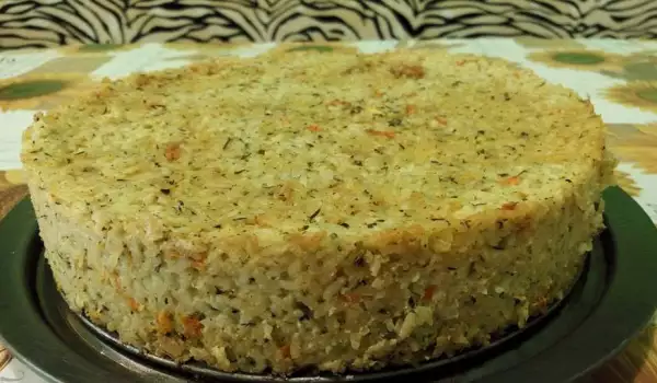 Солена торта с ориз
