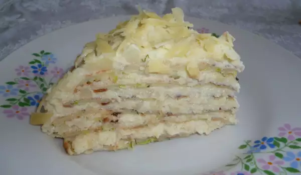 Вегетарианска солена торта