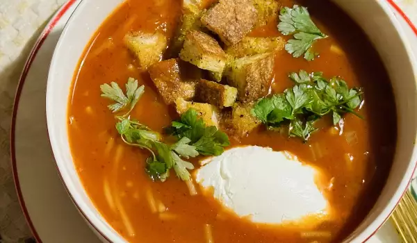 Мексиканска супа с фиде
