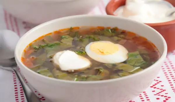 Агнешка супа с лапад