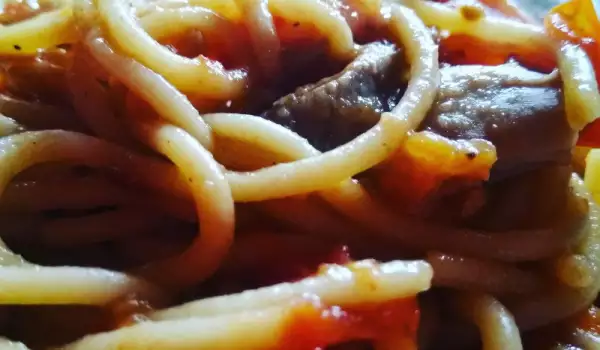 Спагети с гъби