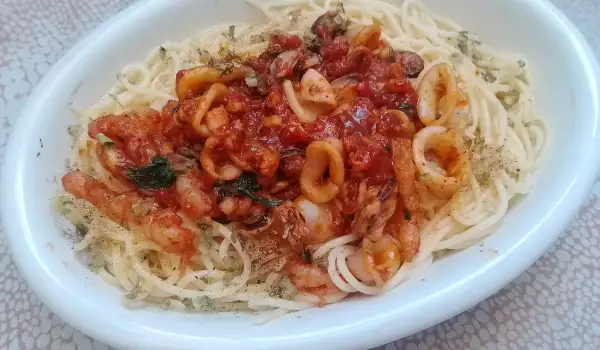 Спагети с морски дарове Сардиния