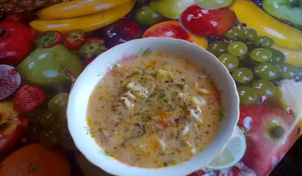 Вкусна пилешка супа от домашна кокошка
