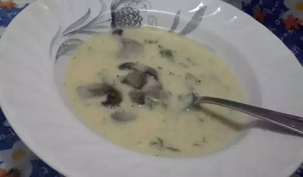 Супа гъби с копър