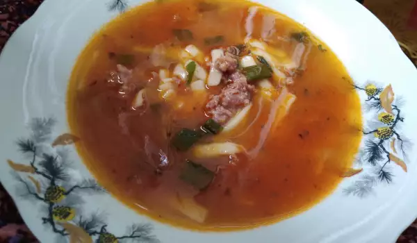 Супа с кайма и ерище