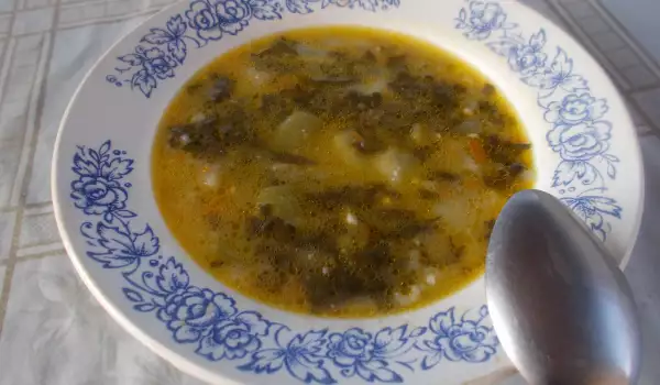 Супа от лапад и тиквички