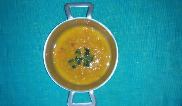 Супа от червена леща без запръжка