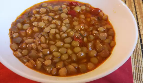 Супа леща по гръцки (с гръцки подправки)