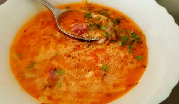 Супа от патешко бутче