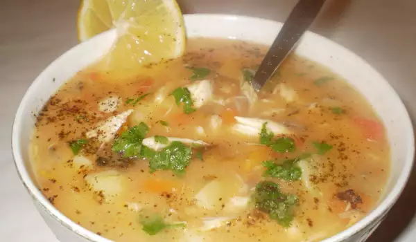 Най-вкусната супа със скумрия