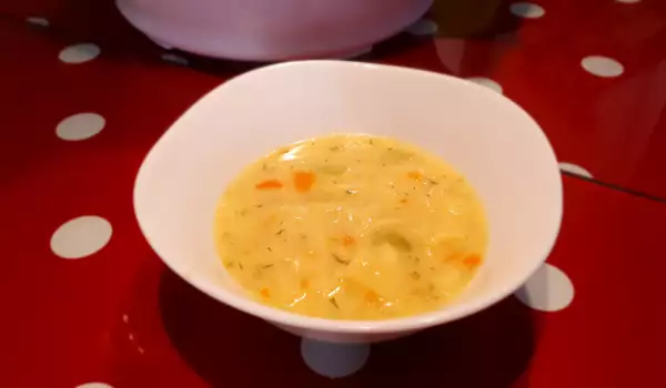 Супа от тиквички в кукео