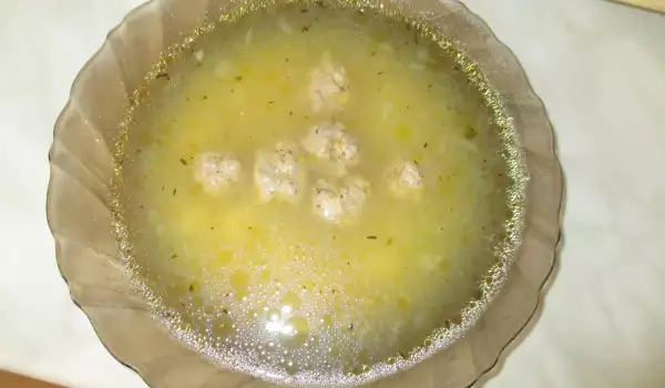 Супа топче с картофи и ориз