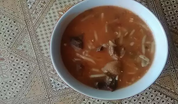 Супа от ярешки дреболии