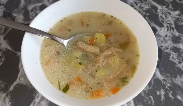 Супа от домашен петел