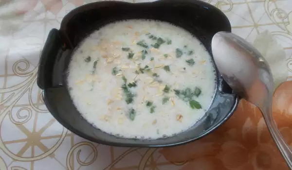 Студена супа с овесени ядки