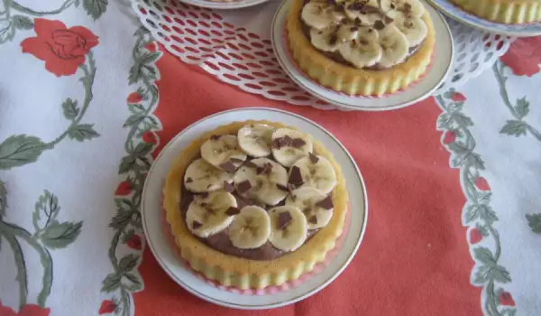 Бананови тарти с крем Парадайз