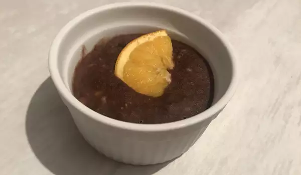 Здравословен течен шоколад с портокал