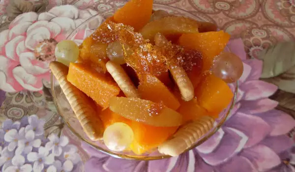 Карамелен десерт от тиква