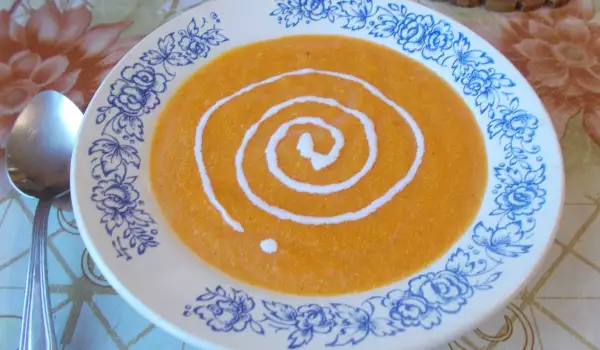 Крем супа от тиква със сметана