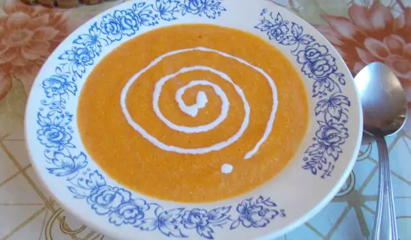 Крем супа от тиква със сметана