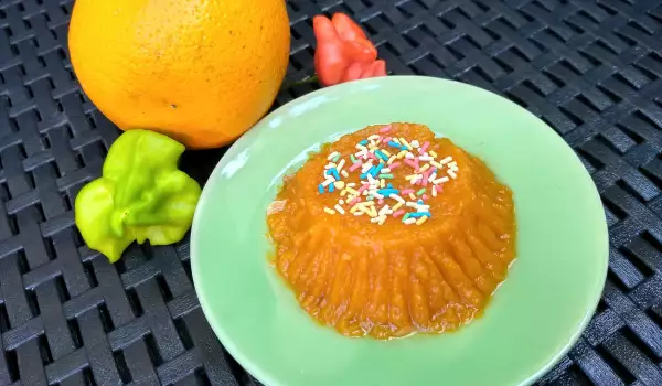 Желиран тиквен десерт