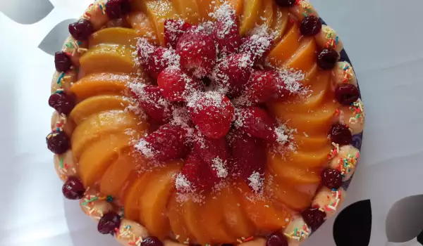 Бишкотена торта Плодово изкушение