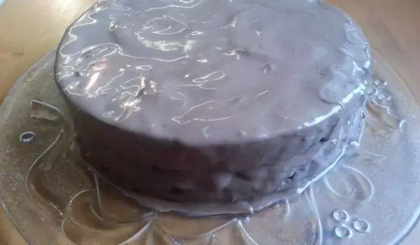 Торта с шоколадов ганаш
