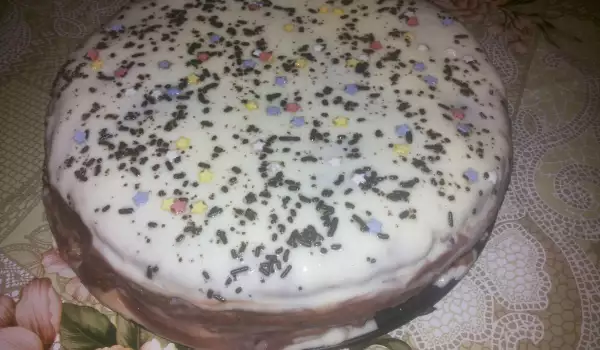 Торта с крем Оле