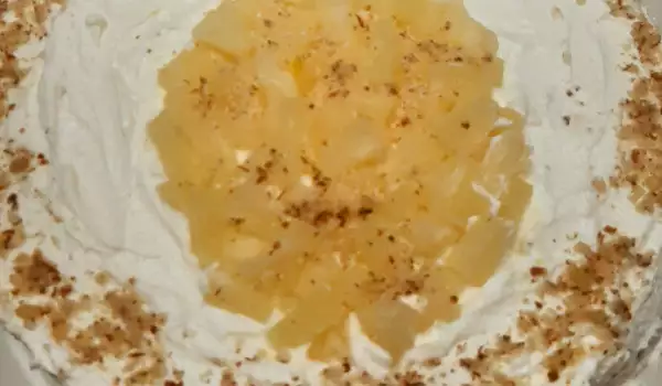 Торта с ананас