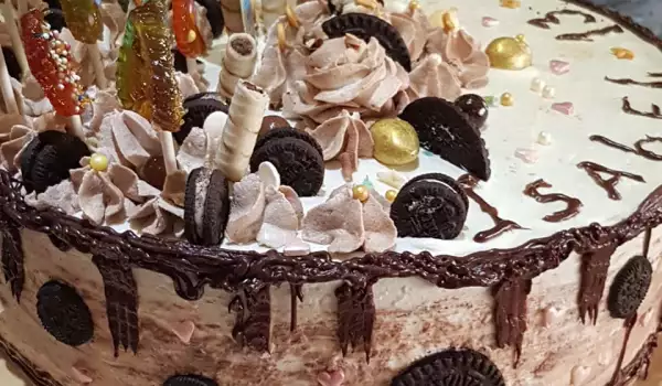 Торта Орео с шоколадови блатове