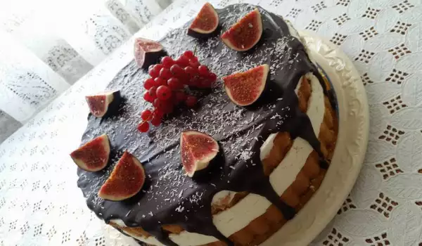 Торта с маскарпоне и шоколад