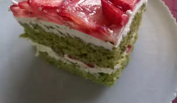 Торта с ягоди и спанак
