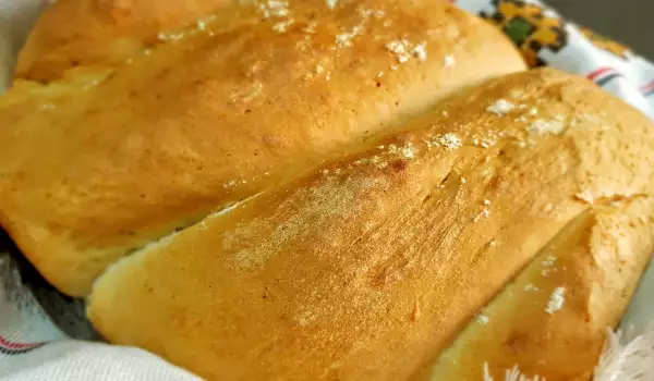 Усукано хлебче в плик за печене