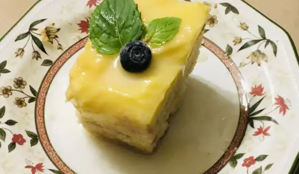 Веган лимонова торта
