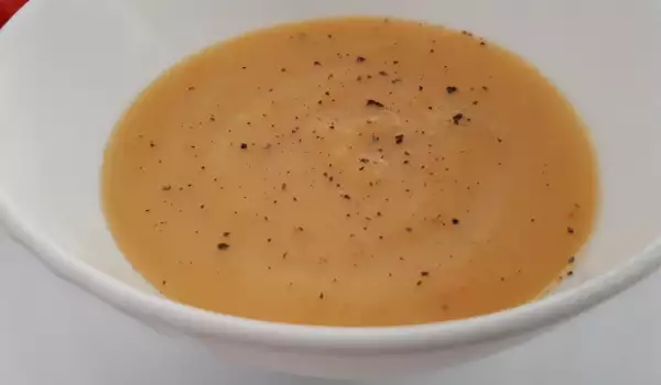 Веган крем супа с тиква и джинджифил