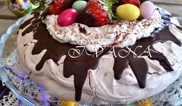 Великденска шоколадова Павлова