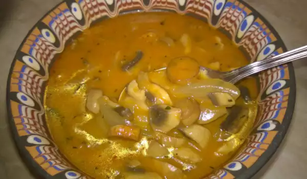 Разкошна гъбена супа