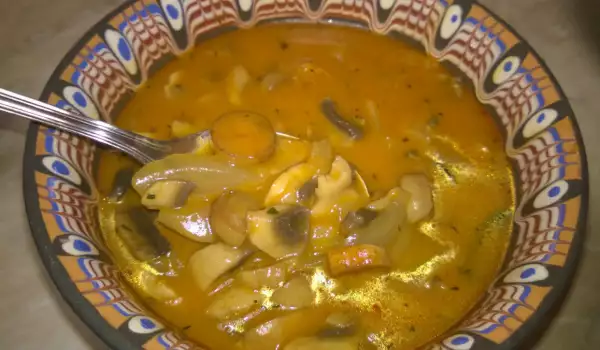 Разкошна гъбена супа