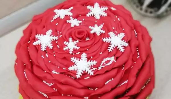 Торта Зимна Роза