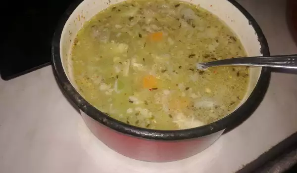 Селска супа със заешко
