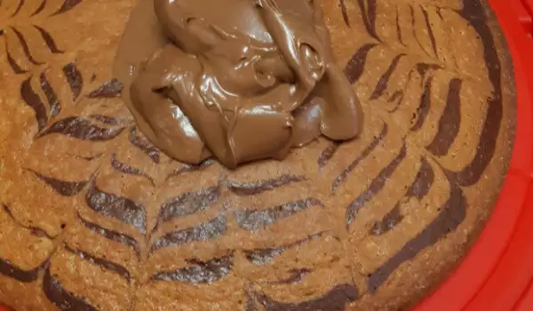 Шоколадов кекс Зебра с глазура