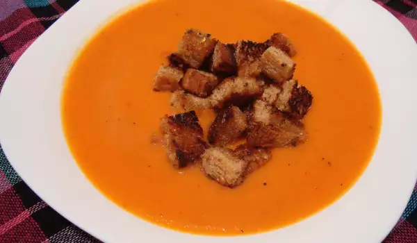 Зеленчукова крем супа с ряпа