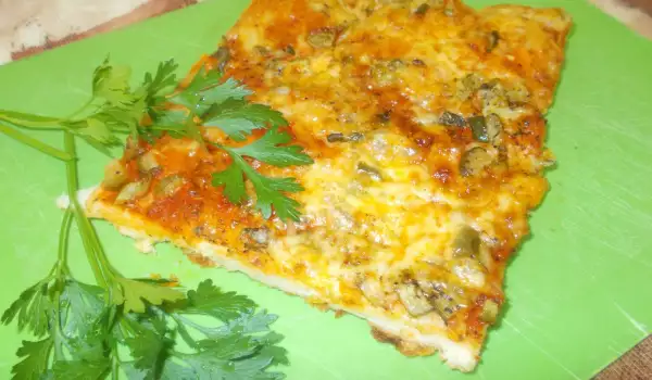 Разкошна зеленчукова пица