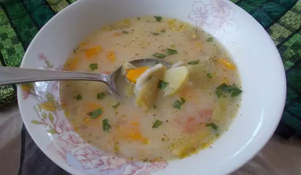 Зеленчукова супа със застройка