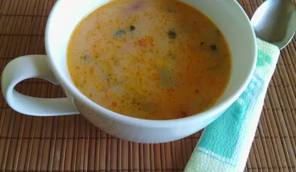 Витаминозна зеленчукова супа