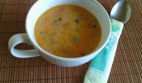 Витаминозна зеленчукова супа