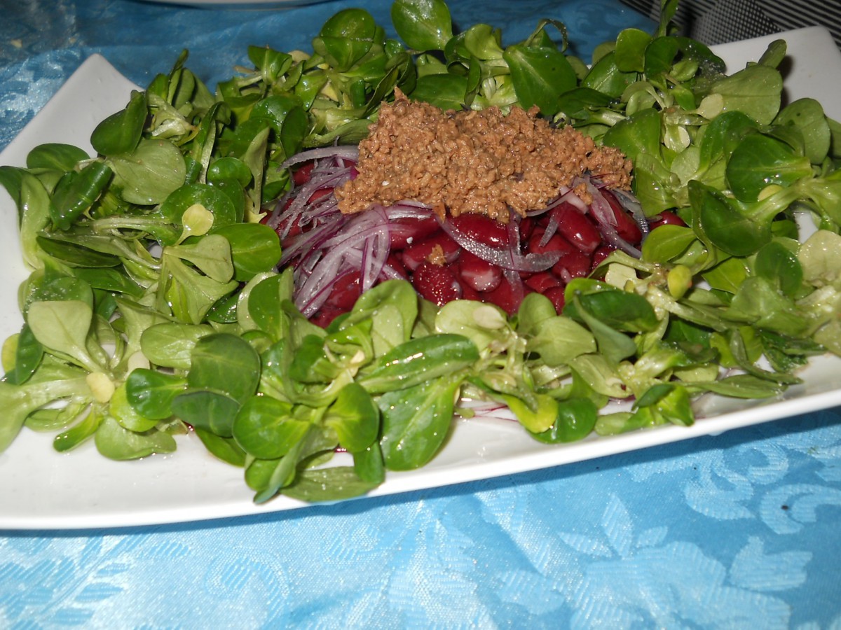 Вкусна и здравословна салатка с валериана и риба тонНеобходими Продукти●