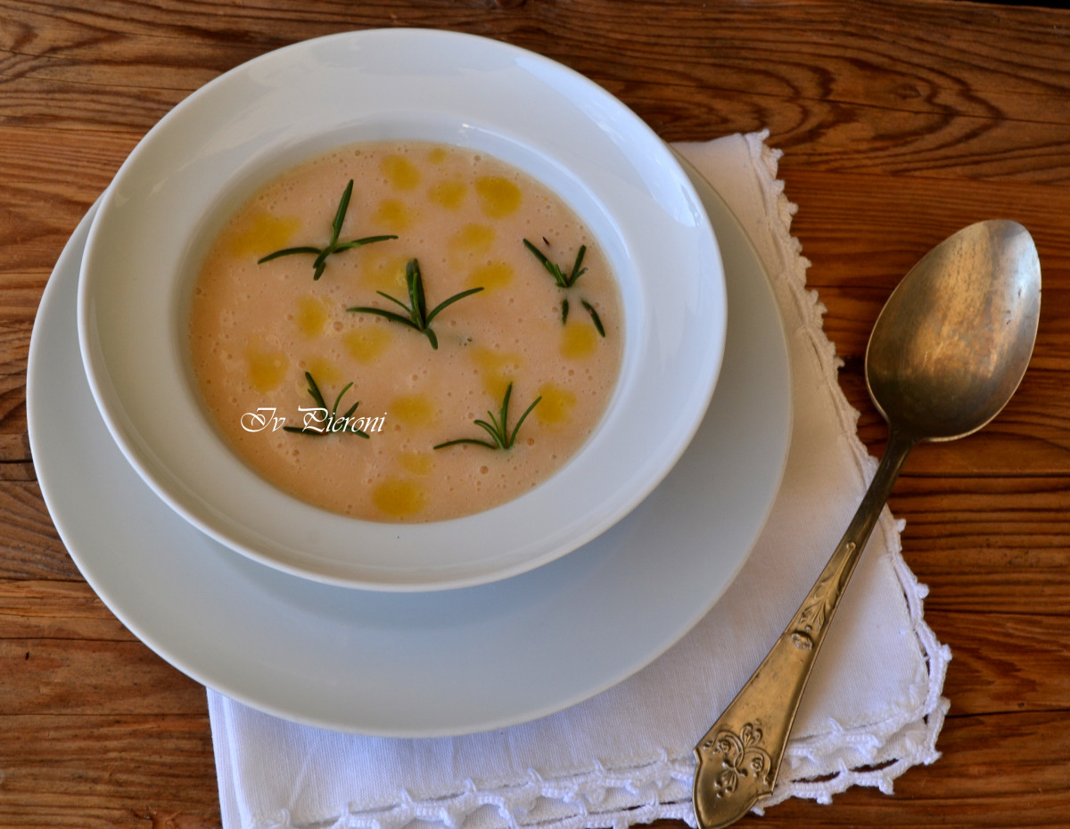 Бобена крем супа с розмарин и зехтин - още едно